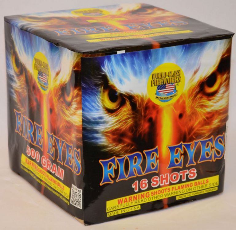 500 Gram Finale Cake – Fire Eyes 1