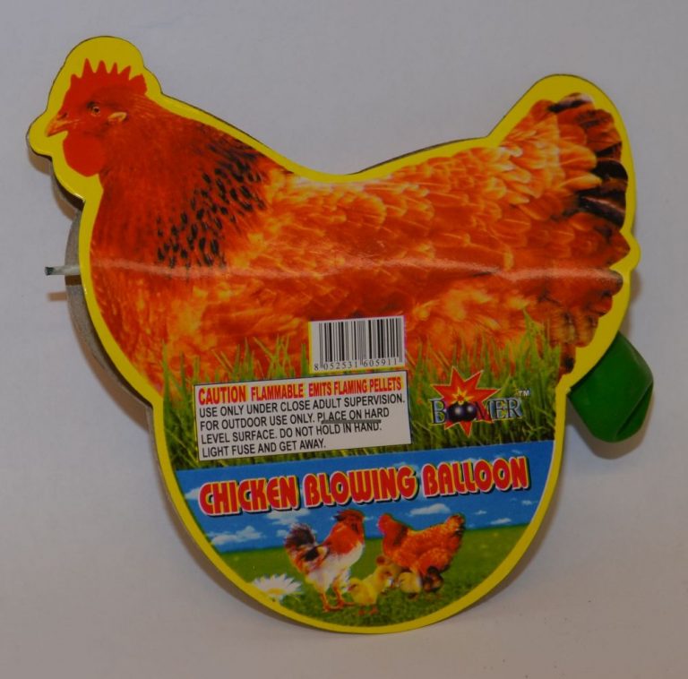 Novelty Fireworks – Chicken Blowing Balloon (1)